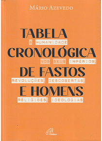 Tabela Cronológica de Fastos e Homens. A humanidade nos seus impérios, revoluções, descobertas, religiões, ideologias