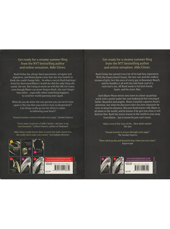 Twisted Perfection / Simple Perfection / Breathe / Forever too Far / Never too Far / Rush too Far / The Vincent Boys / The Vincent Brothers (8 livros)