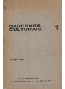 Cadernos Culturais 1