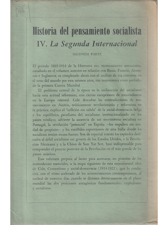 Historia del Pensamiento Socialista (6 Volumes)