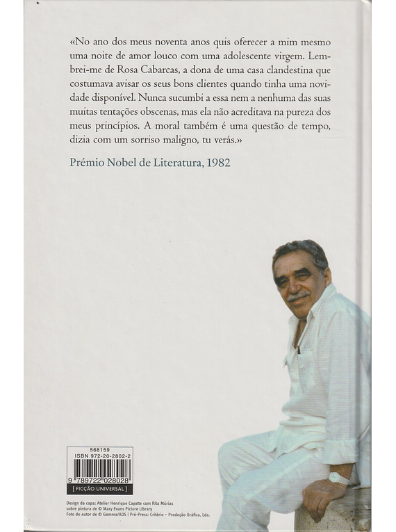 Memórias das Minhas Putas Tristes - Gabriel García Márquez