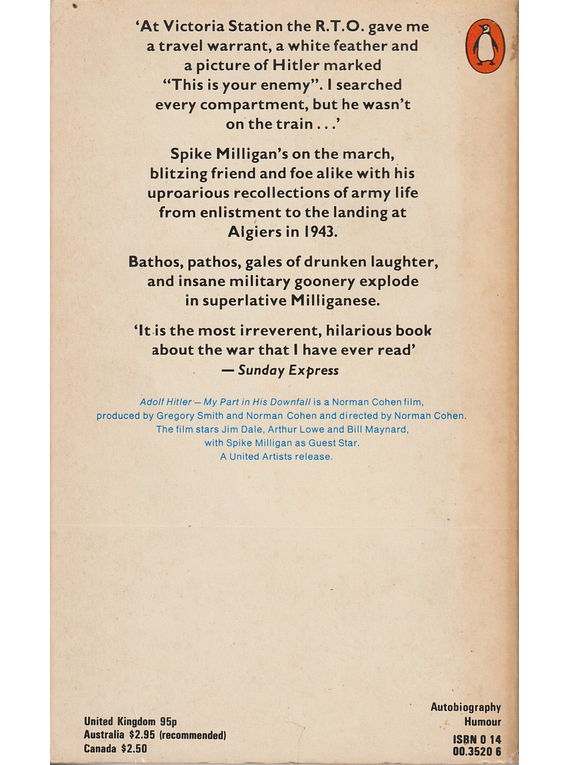 Adolf Hitler: My Part in His Downfall