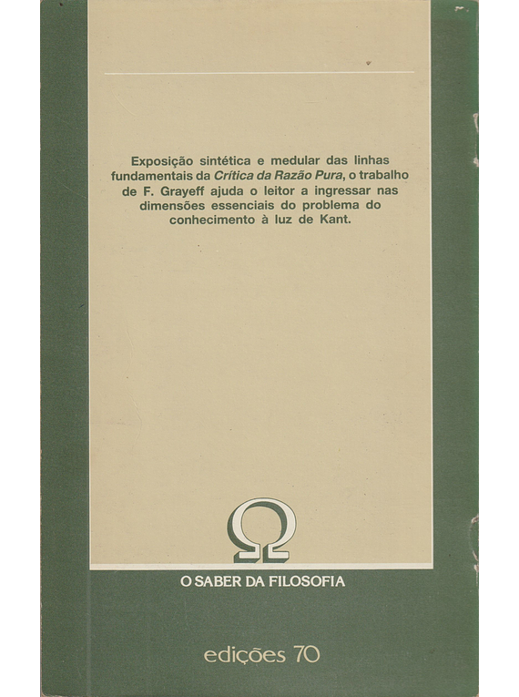 Exposição e Interpretação da Filosofia Teórica de Kant