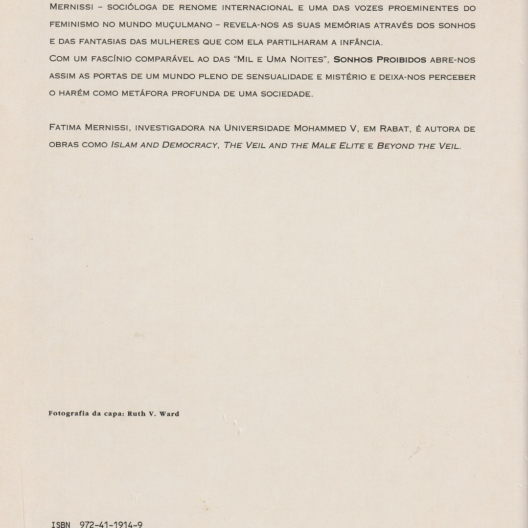 Sonhos Proibidos: Memórias de um Harém em Fez 2