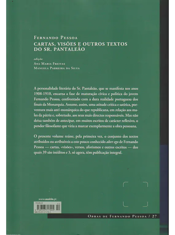 Cartas, Visões e Outros Textos do Sr. Pantaleão