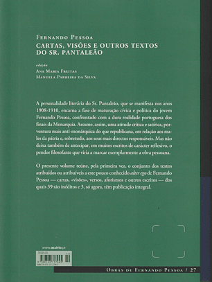 Cartas, Visões e Outros Textos do Sr. Pantaleão