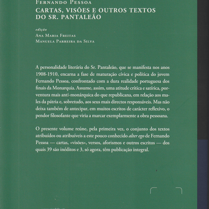 Cartas, Visões e Outros Textos do Sr. Pantaleão 2