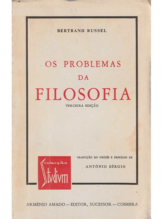 Os Problemas da Filosofia