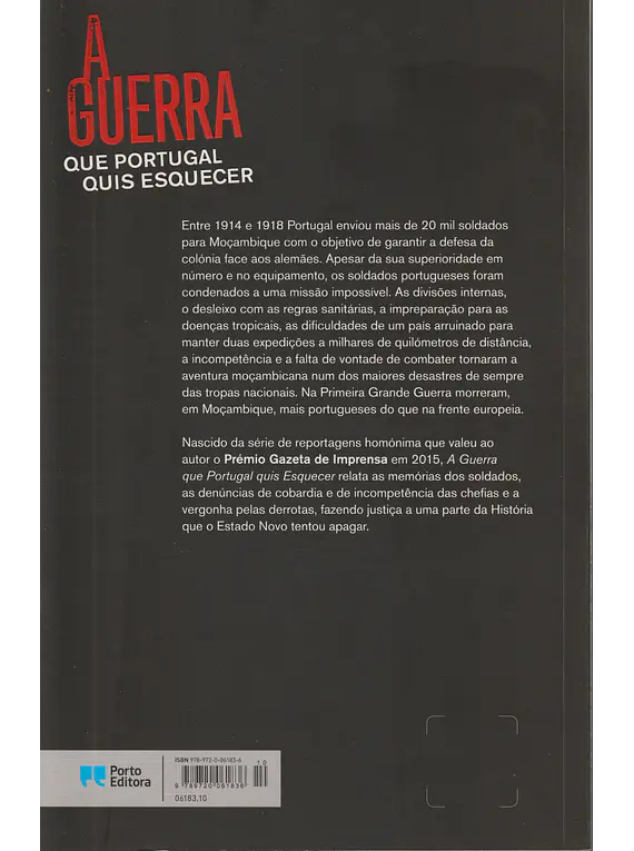 A Guerra que Portugal quis Esquecer