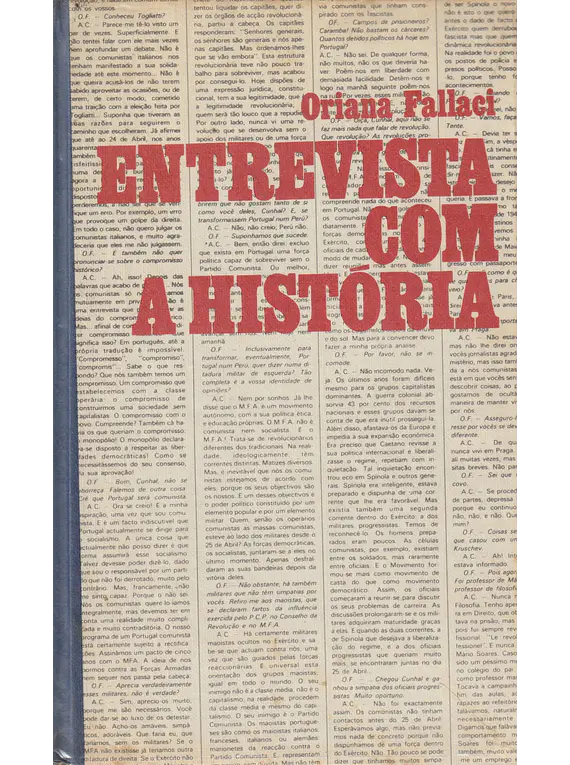 Entrevista com a História