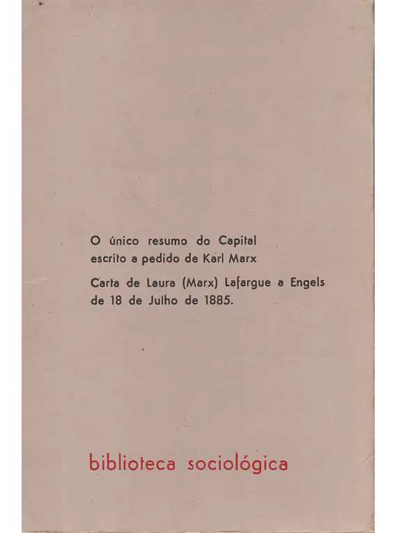 O Capital de Karl Marx