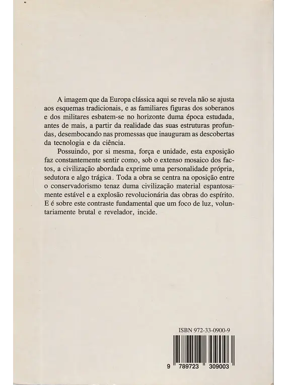A Civilização da Europa Clássica - Volume I