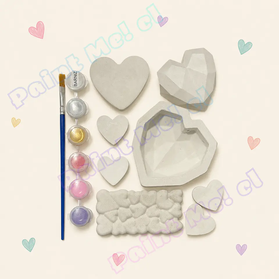 Kit Paint Me! Corazones 1
