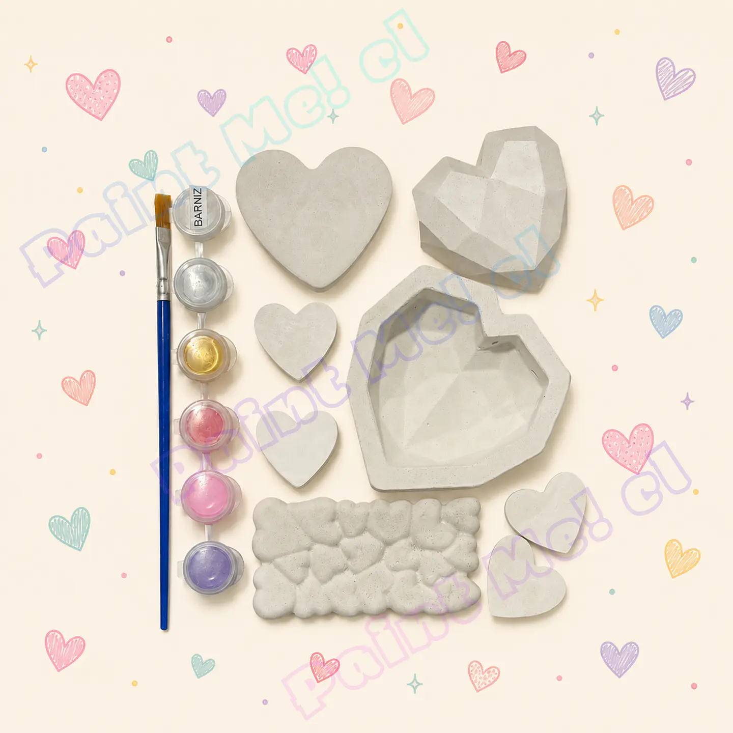 Kit Paint Me! Corazones 2