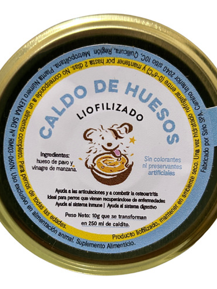 Tributo Caldo Liofilizado De Huesos De Pavo 2