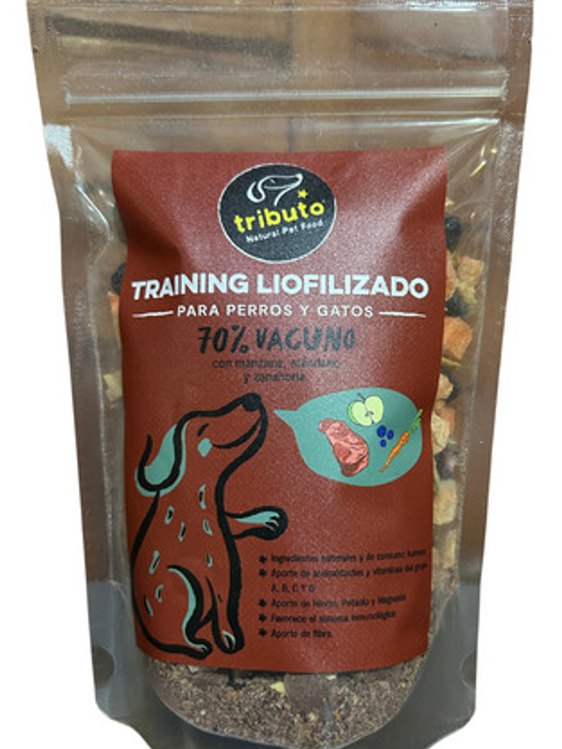 Tributo Snack Training Liofilizado 70% Vacuno 100g 2