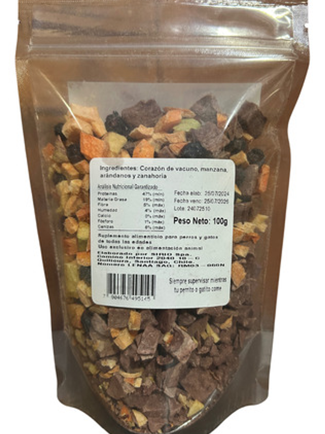 Tributo Snack Training Liofilizado 70% Vacuno 100g 3