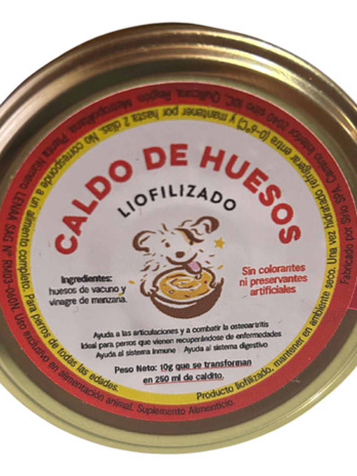 Tributo Caldo De Huesos Para Perros Liofilizado Vacuno 3