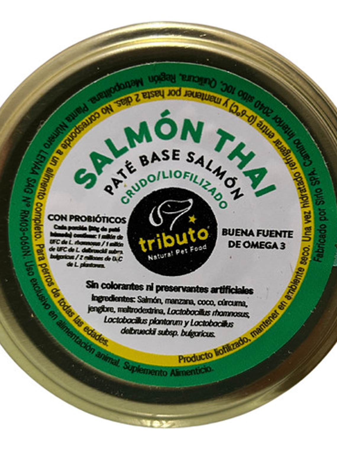 Tributo Paté Sabor Salmón Thai 80grs 3