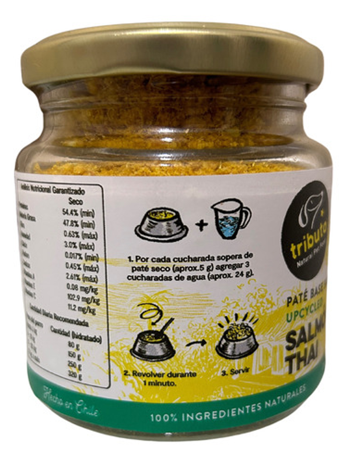 Tributo Paté Sabor Salmón Thai 80grs 4