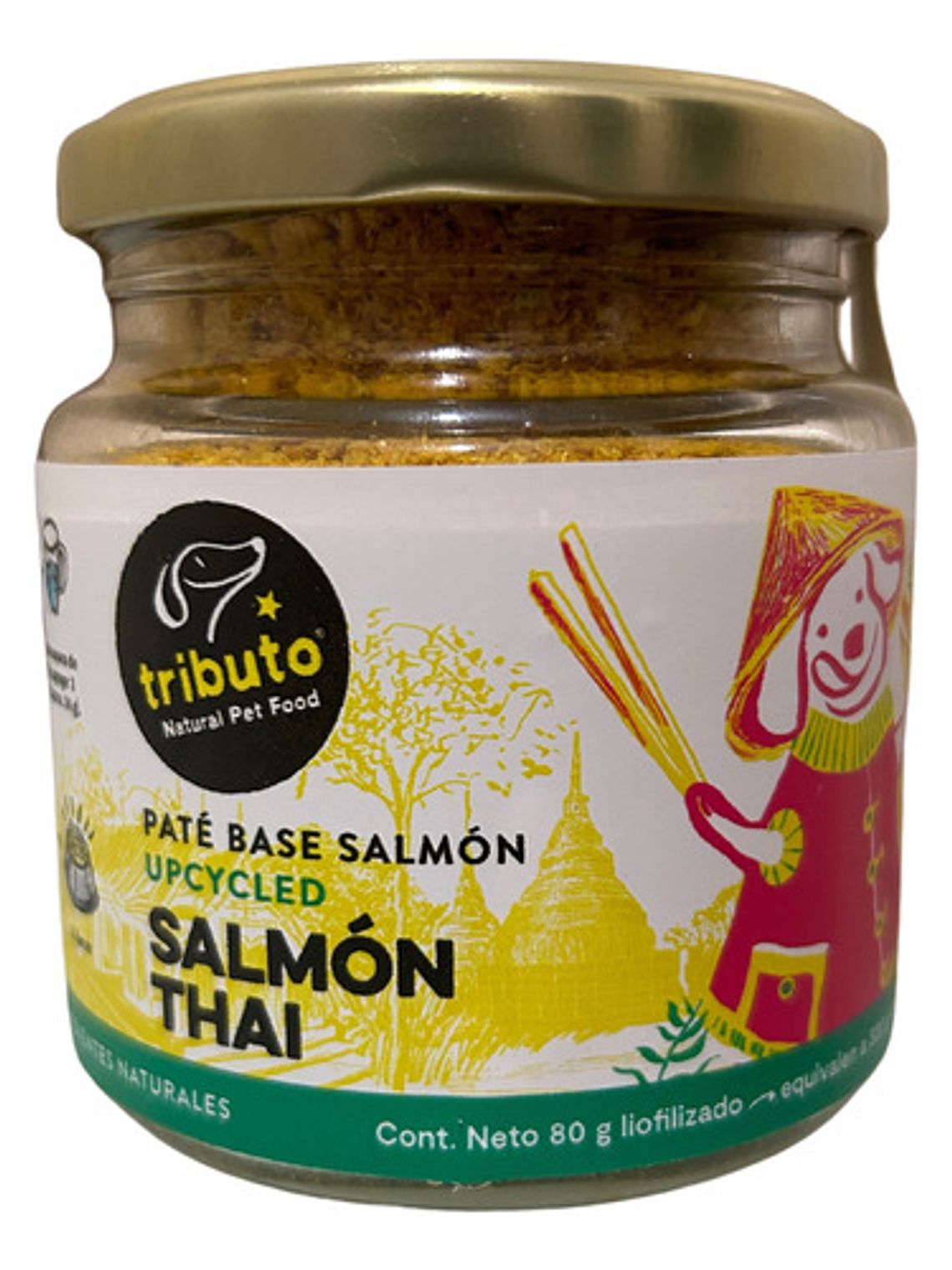 Tributo Paté Sabor Salmón Thai 80grs 1