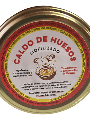 Tributo Caldo De Huesos Para Perros Liofilizado Vacuno