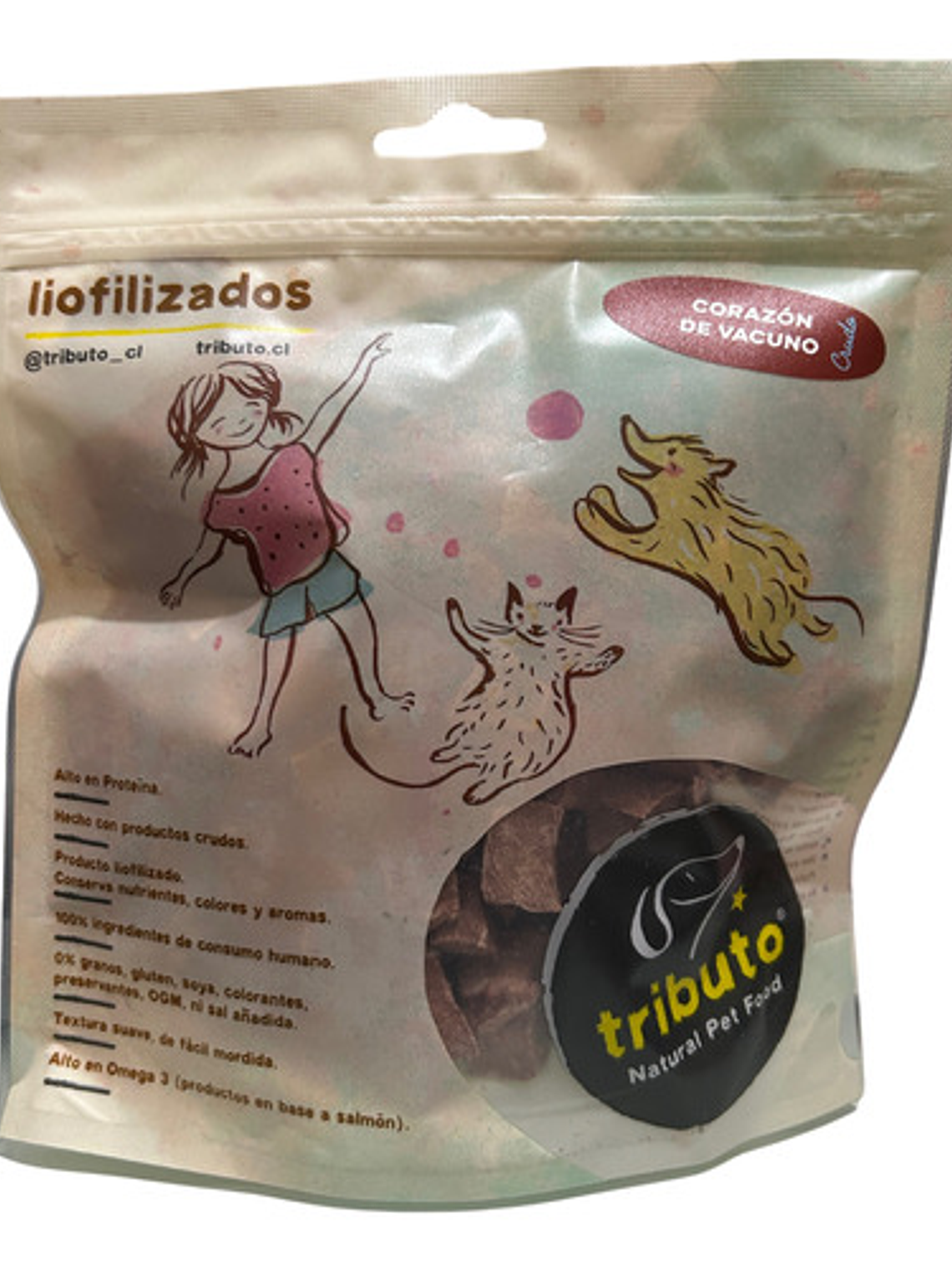 Corazón De Vacuno Crudo Liofilizado Tributo 100g 1