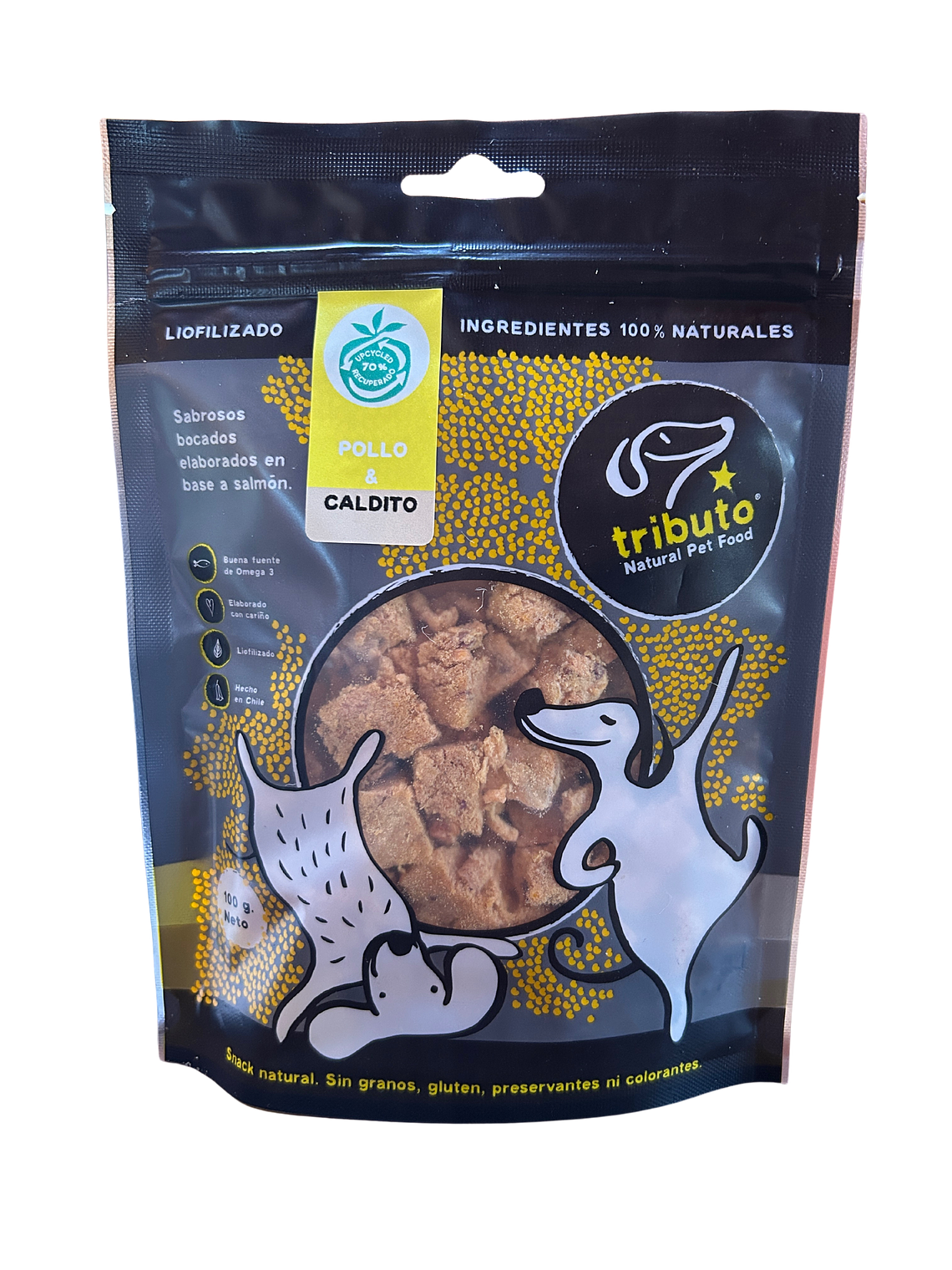 Bocados Pollo Caldito Liofilizados 100grs 1