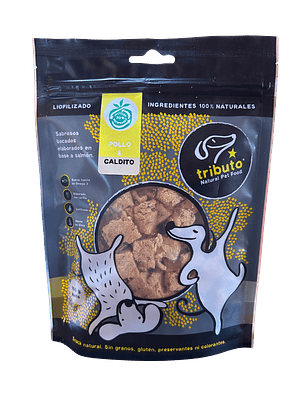 Bocados Pollo Caldito Liofilizados 100grs