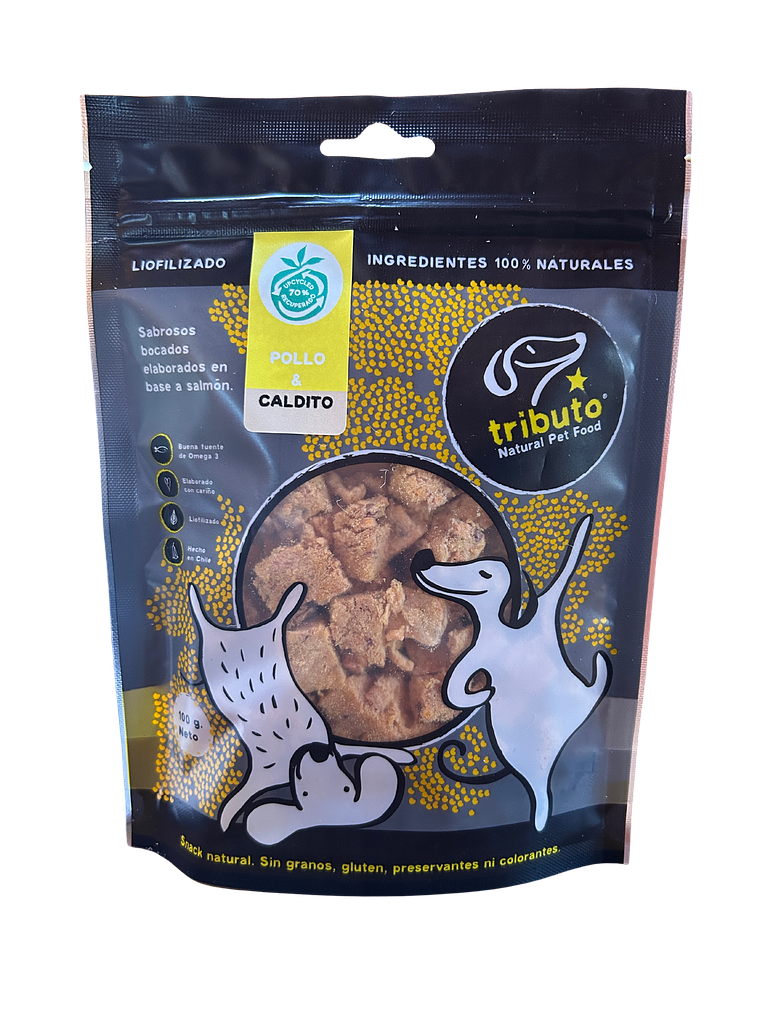 Bocados Pollo Caldito Liofilizados 100grs 1