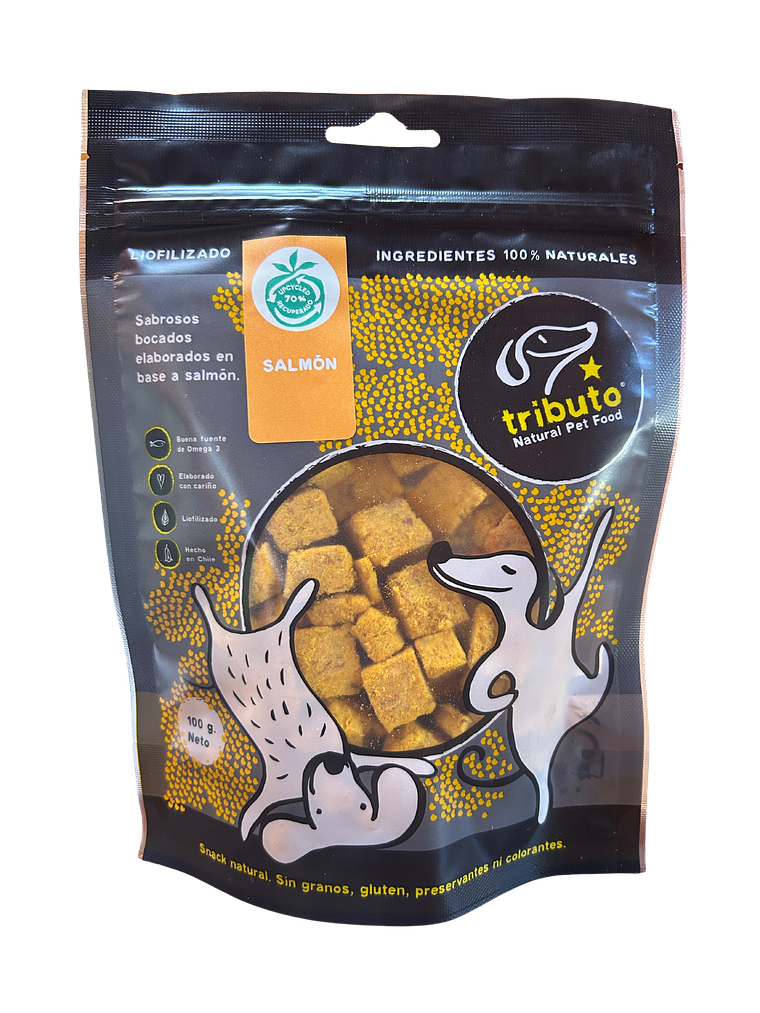 Bocados Salmon Caldito Liofilizados 100grs 1