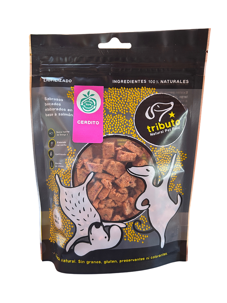 Bocados Cerdito Caldito Liofilizados 100grs 1