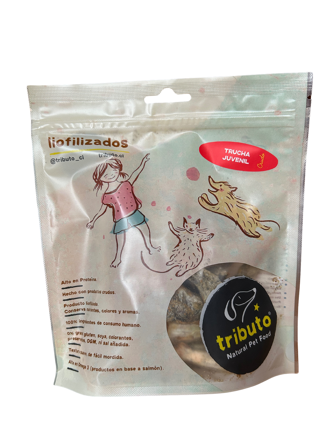 Tributo Trucha Juvenil Cruda Liofilizadas 100g 1