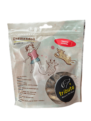 Tributo Trucha Juvenil Cruda Liofilizadas 100g
