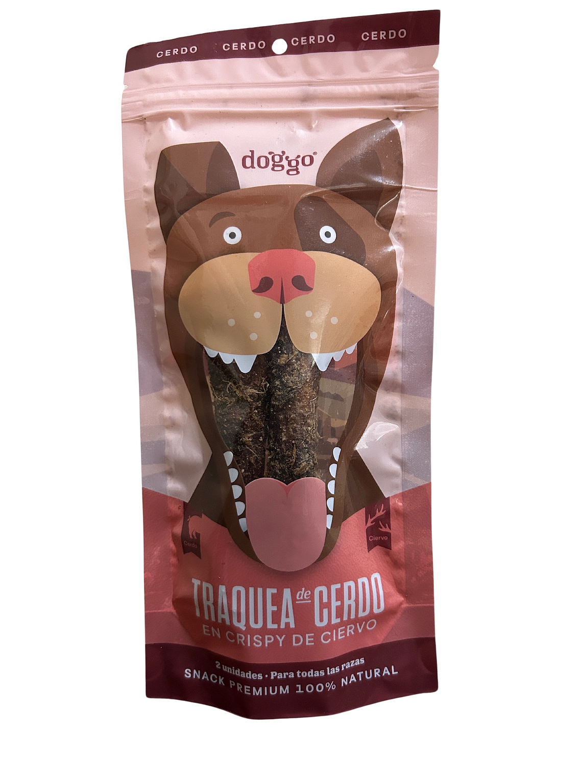 Snack Perros Tráquea Cerdo C Apanado Ciervo 2 Un - Doggo 1