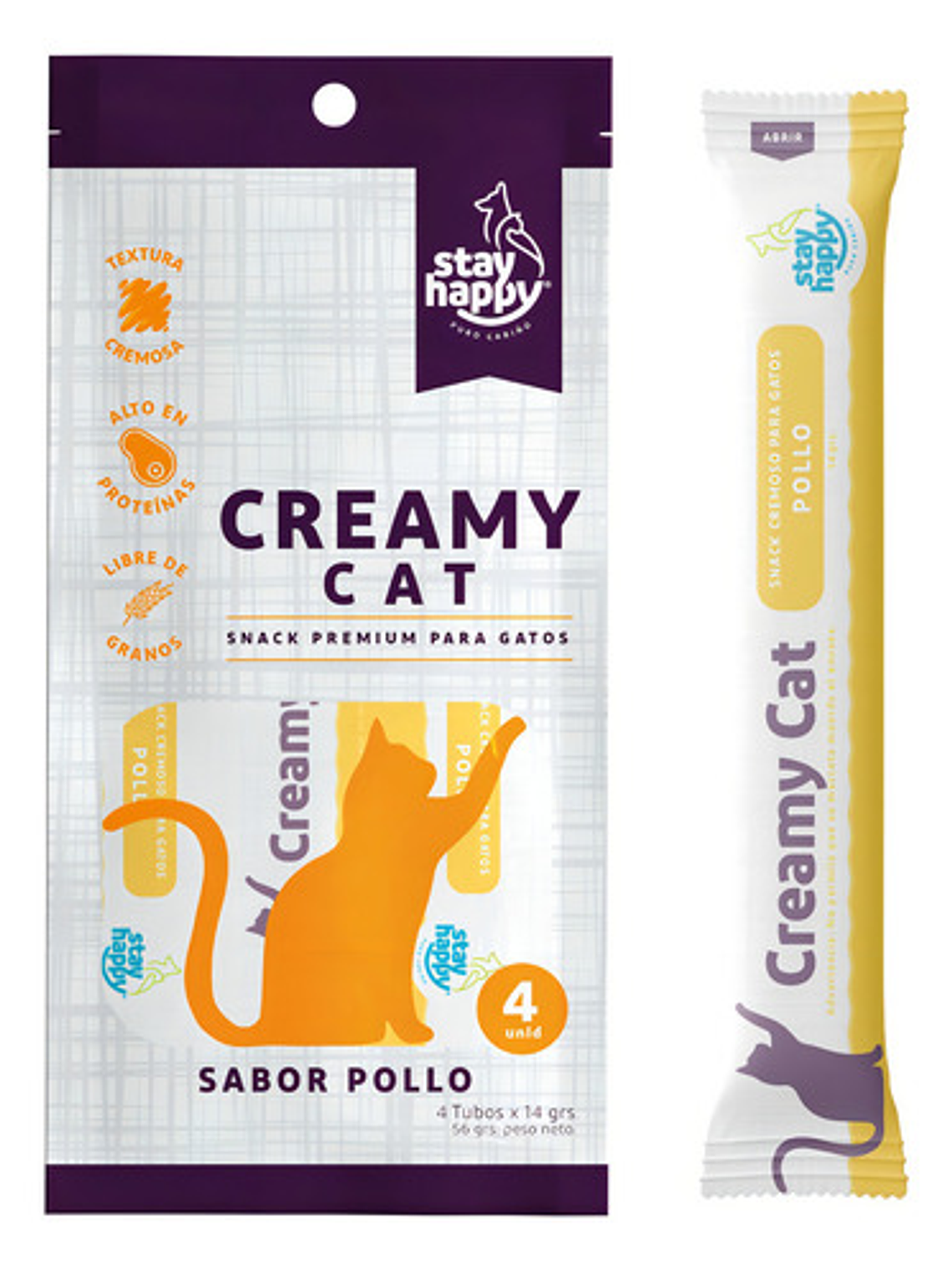 Stay Happy Creamy Pollo 56g 1