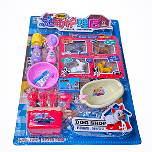 display mascota bañera