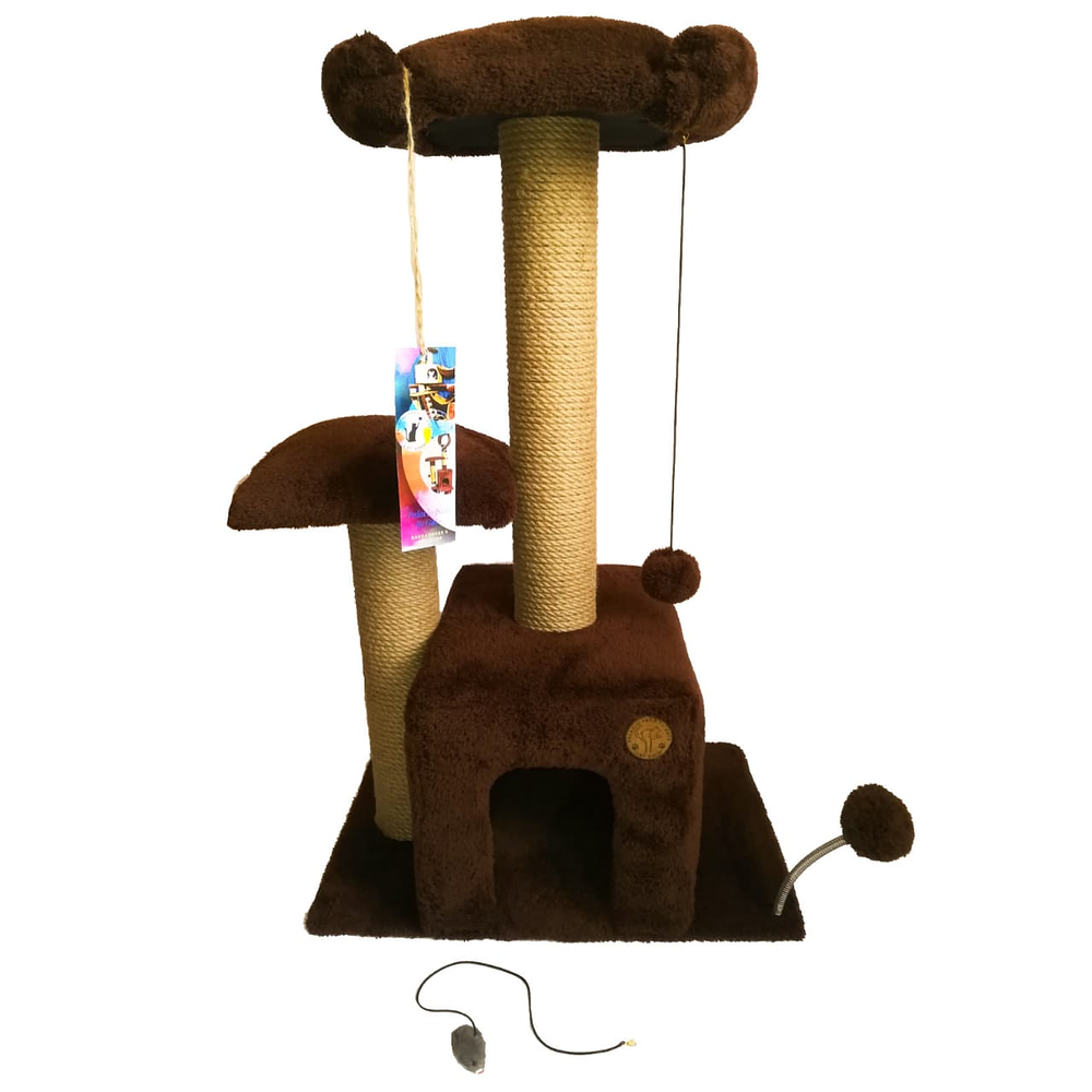 RASCADOR TORRE GATO NEW YORK GRIS DUVO