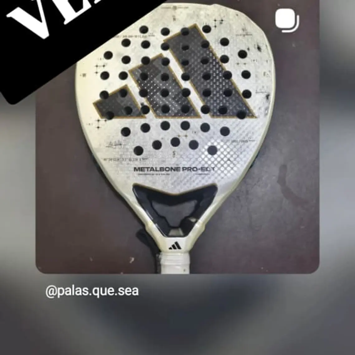 Adidas Metalbone Pro EDT 2025 Pala de Pádel Profesional 1