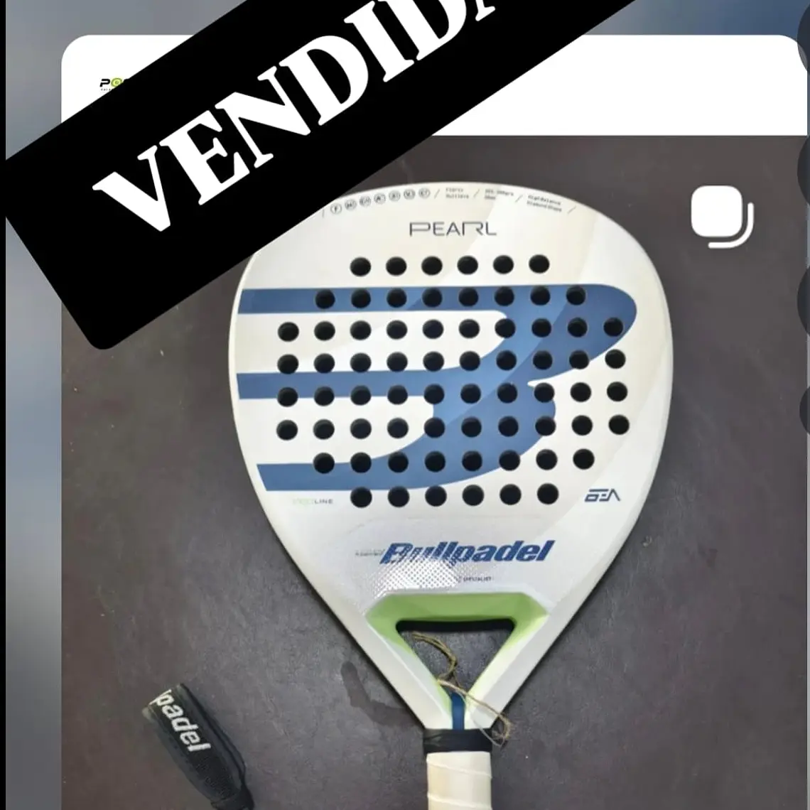 Bullpadel Pearl 2025 en Colombia – pala de pádel de potencia usada 1 vez 1