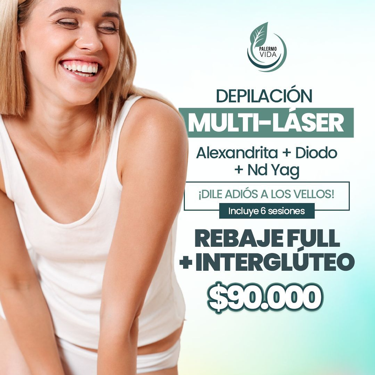 Rebaje Full + Interglu..  Depilación Láser 