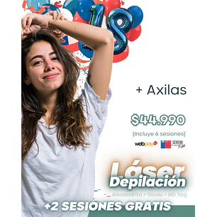 Axilas Depilación Láser