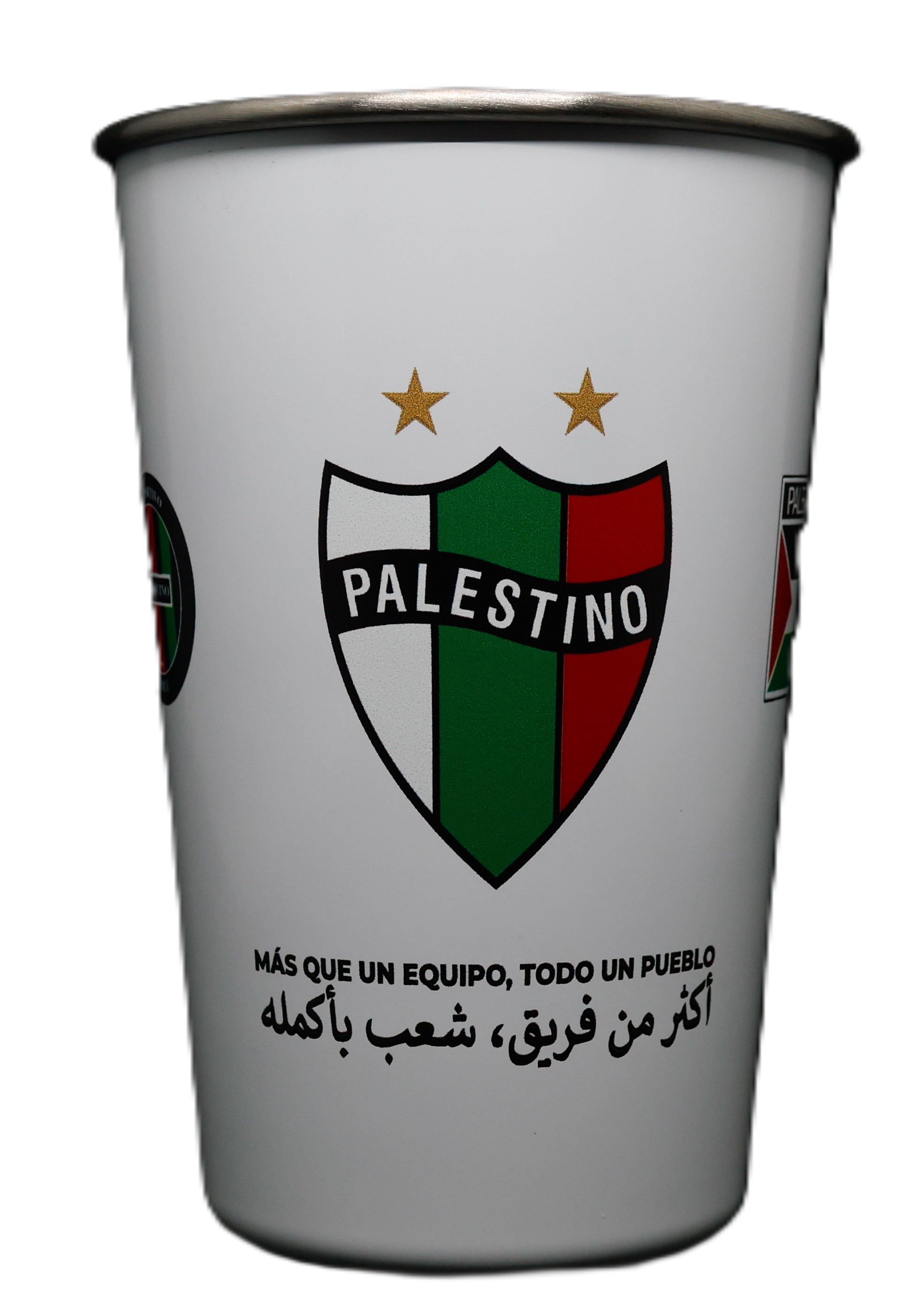 VASO METALICO BLANCO