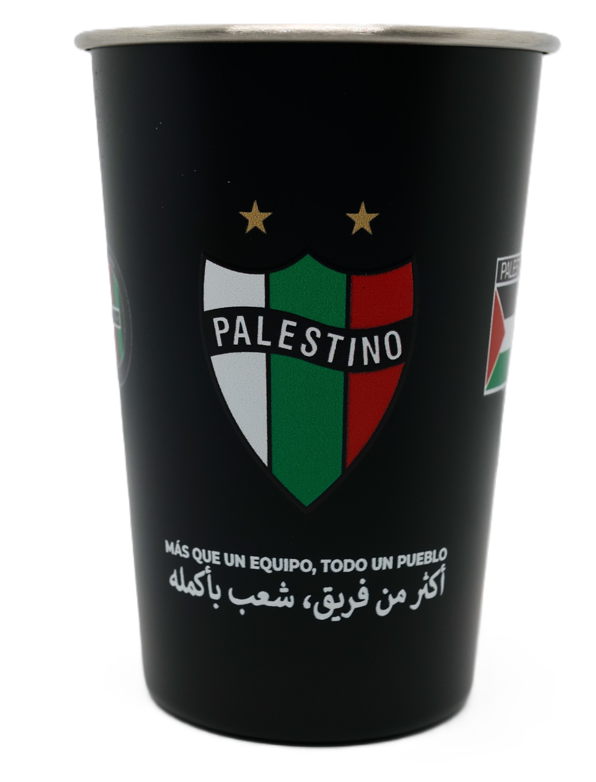 VASO METALICO NEGRO