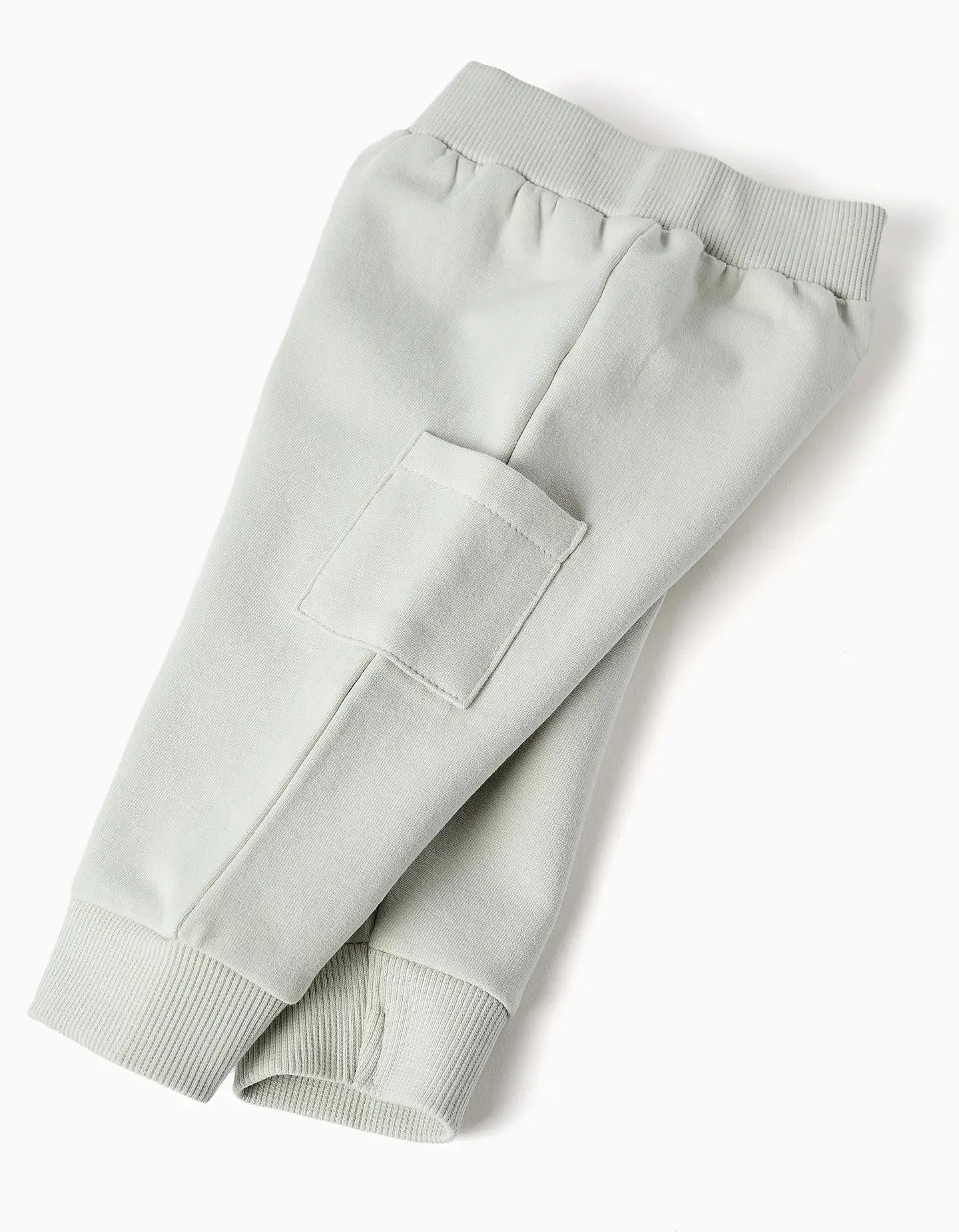 Conjunto cardado com estampado em relevo para recém-nascidos, branco/verde 4