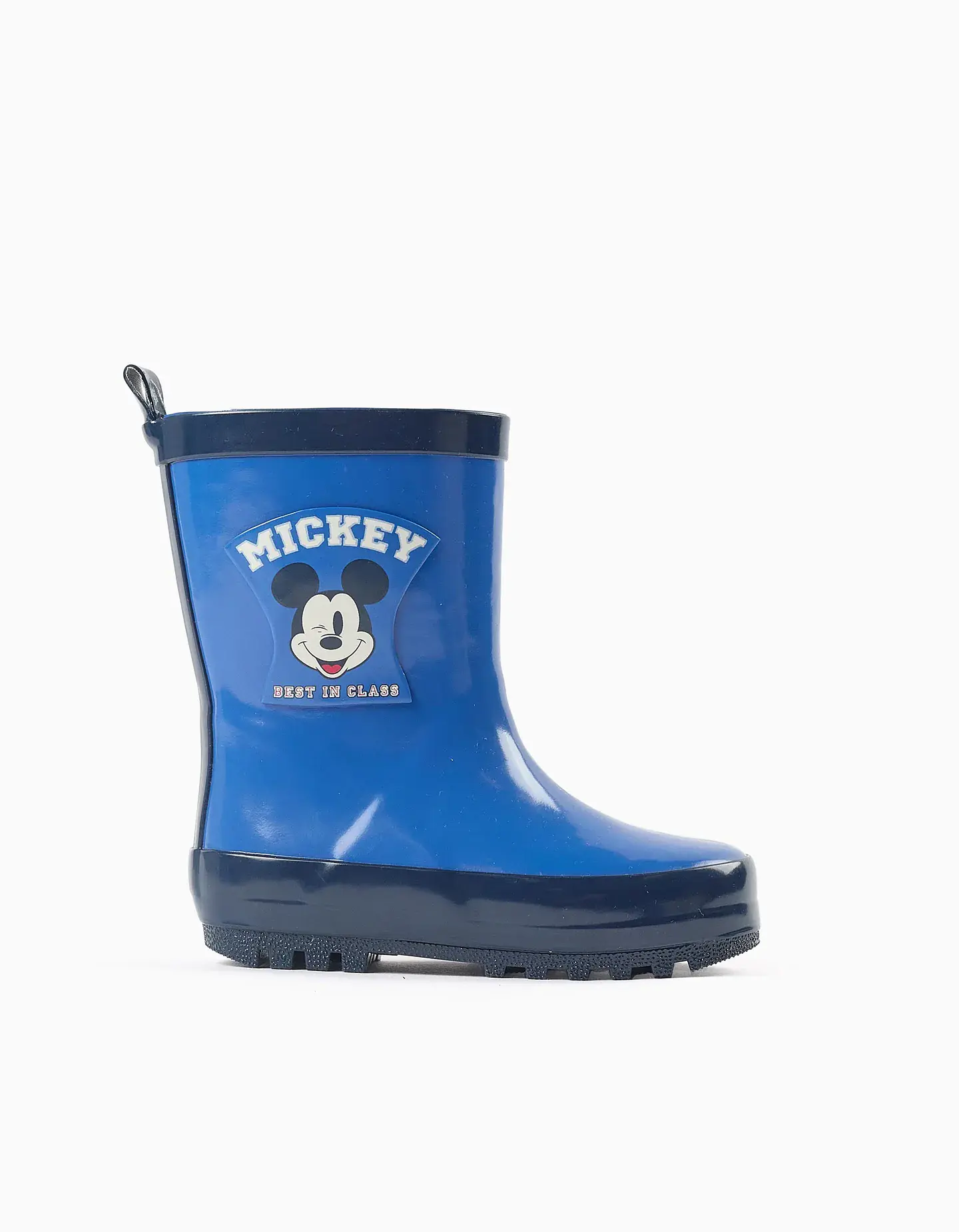 Galochas de borracha com estampado Mickey para bebé menino, azul 1
