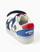 Sapatilhas com luzes e estampado Mickey para bebé menino, azul/branco - Thumbnail 5