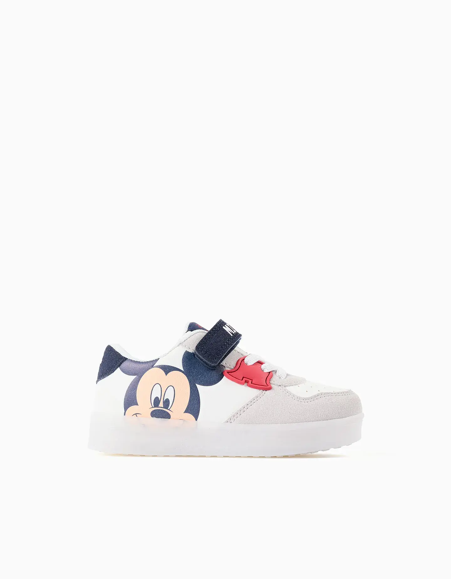 Sapatilhas combinadas com luzes Mickey para bebé menino, multicolor 1