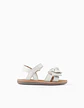 Sandália menina Leather White - Thumbnail 1