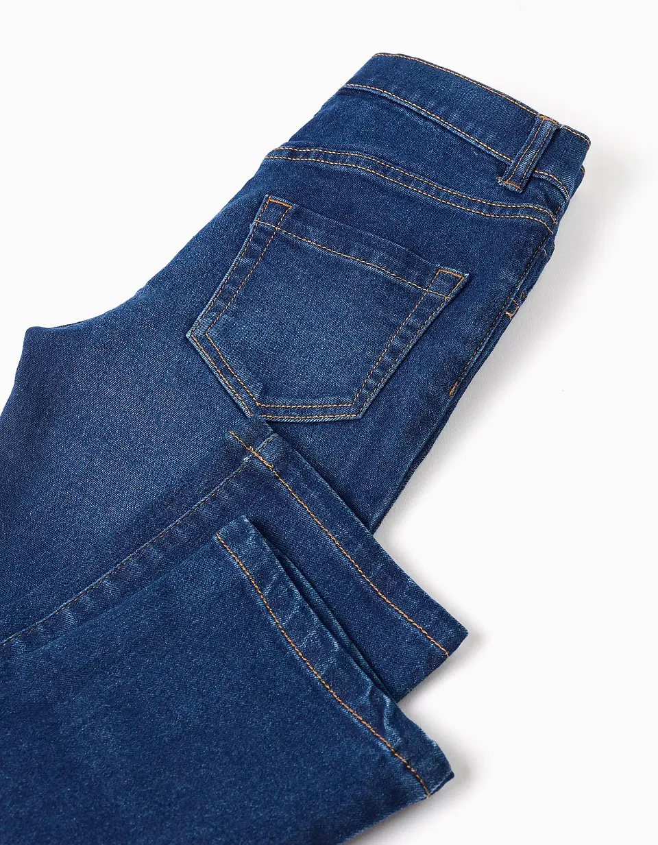 Calças de ganga straight fit para menino, azul-escuro 4